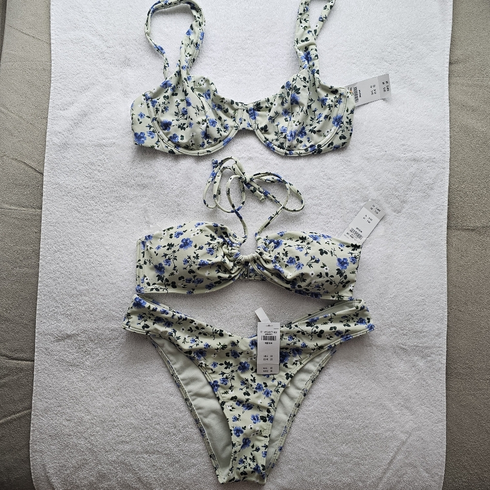 Abercrombie & Fitch Bikini Set (2 Tops)
